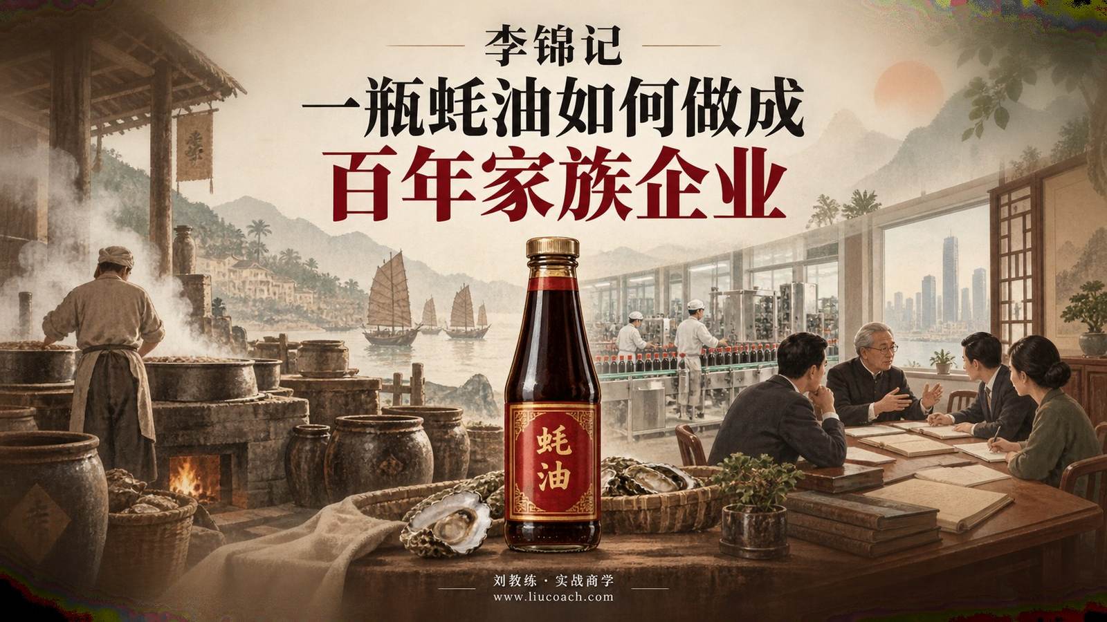 一瓶蚝油的137年:从南水的一锅蚝汤,到销往全球的百年家族企业